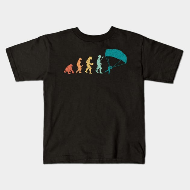 Evolution Paragliding Kids T-Shirt by Creastorm